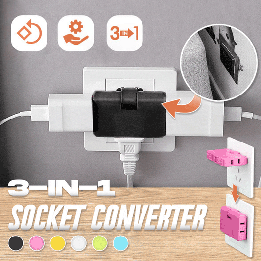 🔥2024-180 Degrees Rotatable Socket Converter